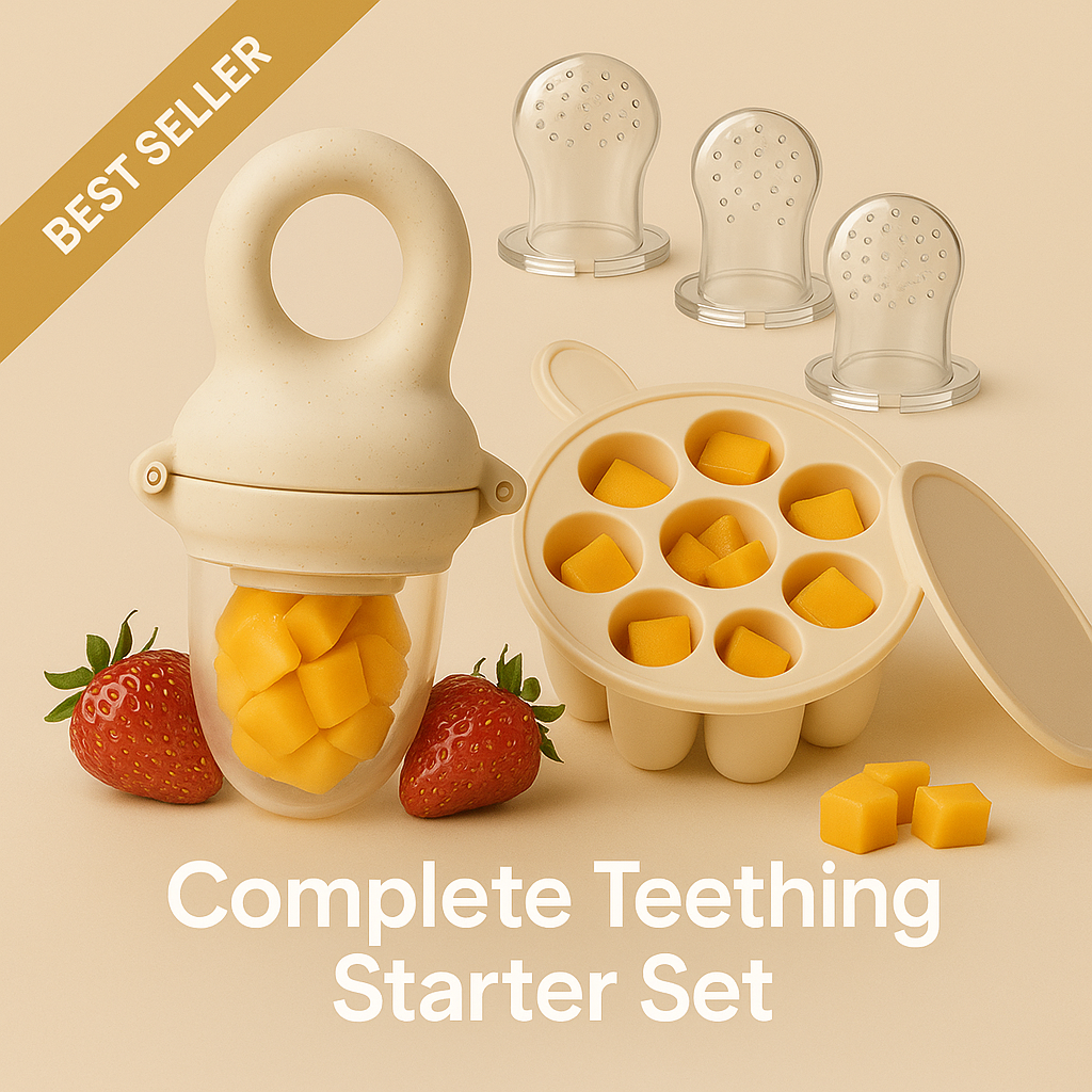 Complete Feeding Prep Set™ — Fruit Feeder + Freezer Pod System