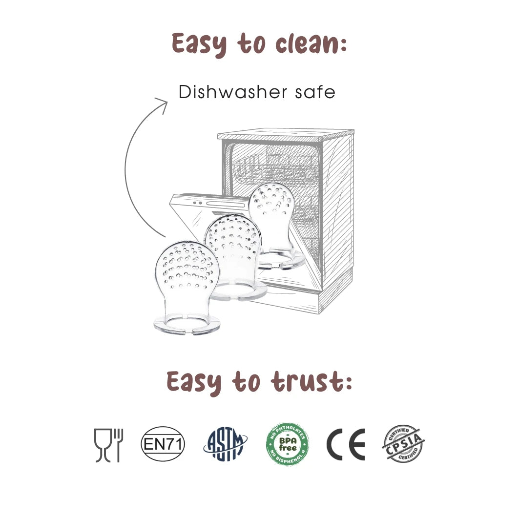 Complete Feeding Prep Set™ — Fruit Feeder + Freezer Pod System